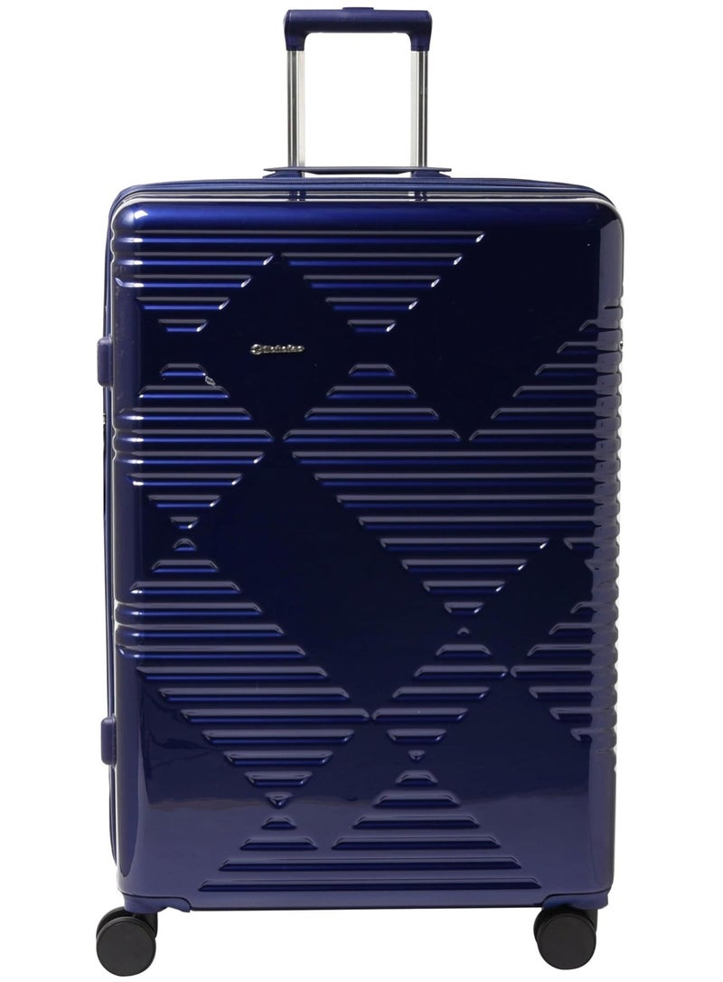 Echolac Extravagant 71 Cm Hardcase 4-Double Wheeled Expandable Check-In Luggage Trolley - Blue - Image 1
